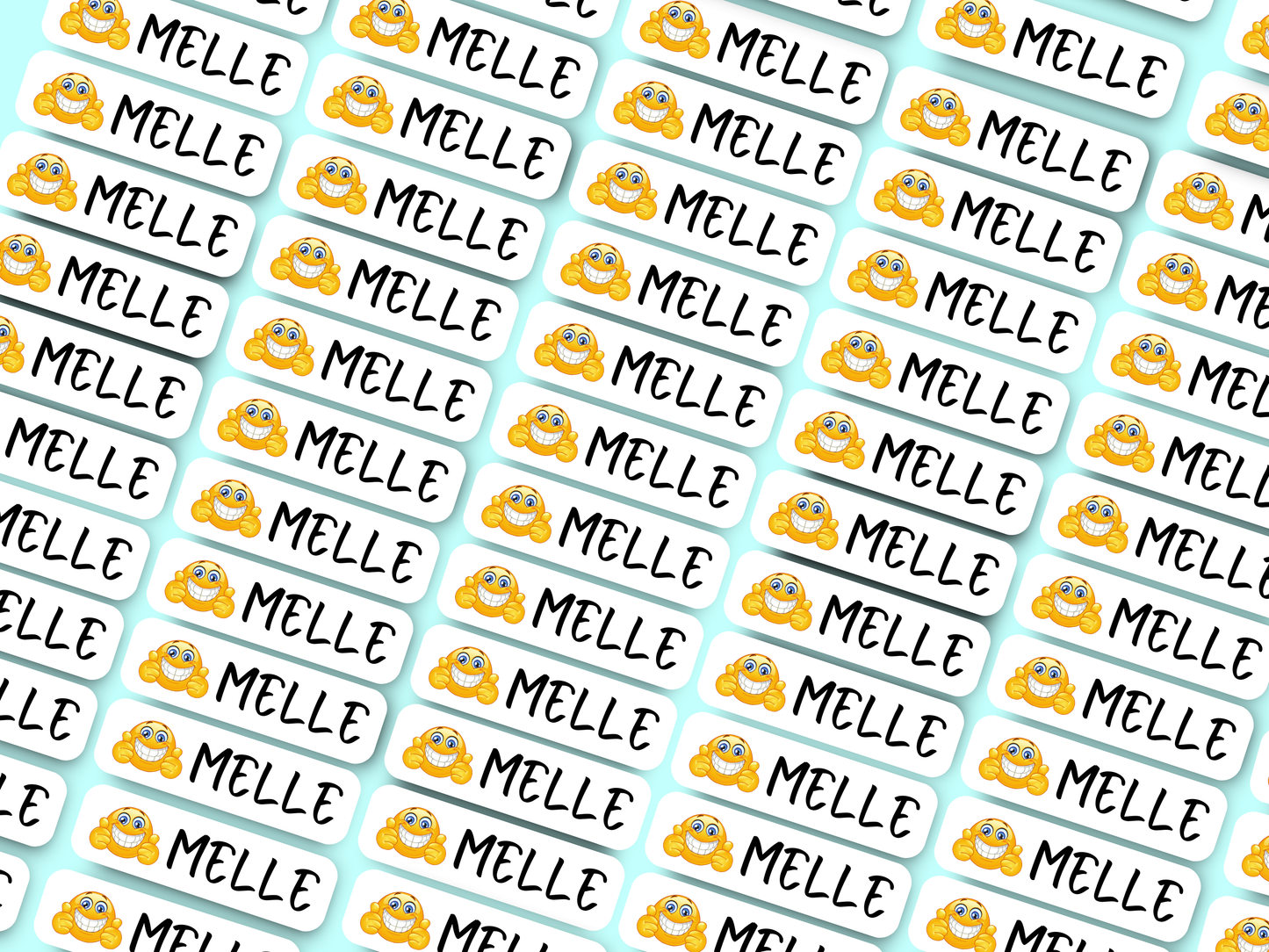 Melle Label Name Stickers