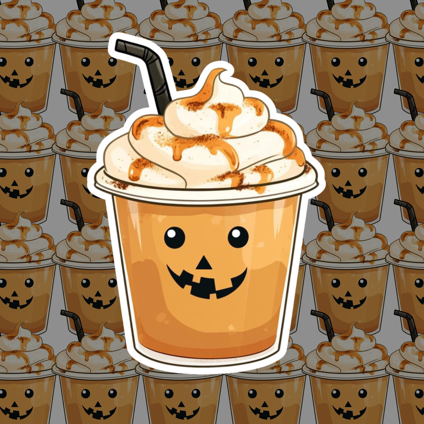 Autumn Latte Sticker Set