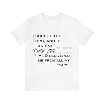 I sought The Lord Unisex Short Sleeve T-Shirt