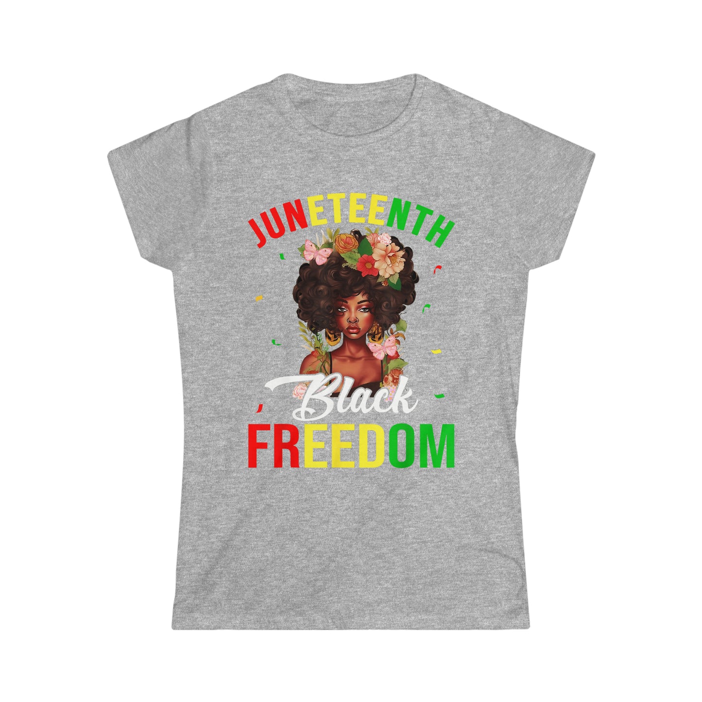 Juneteenth Black Freedom Women's Softstyle T-Shirt