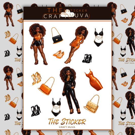 IT GIRL STICKER SHEET