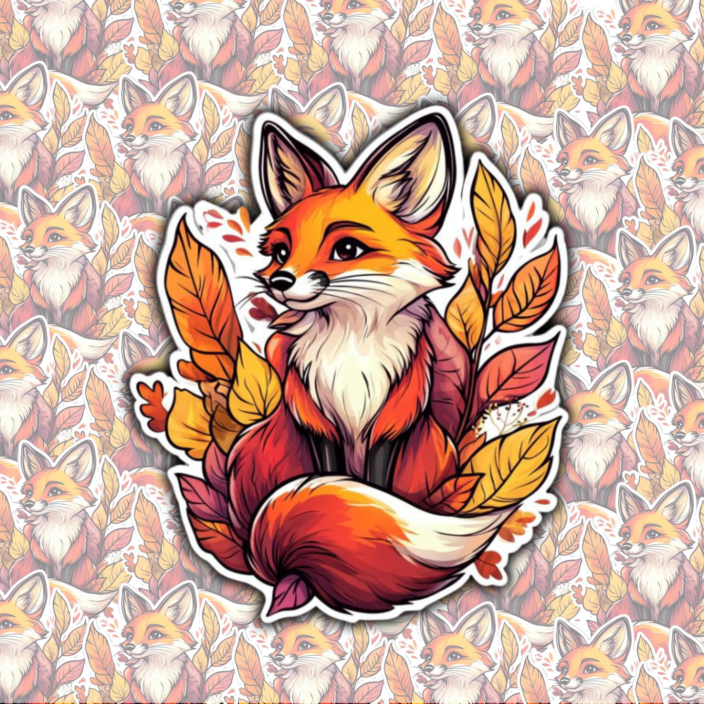 Autumn Fox Sticker Set