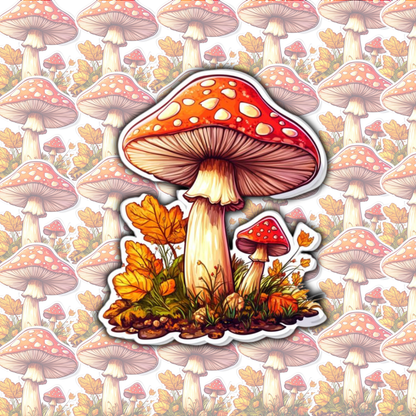 Whimsical Mushroom Sticker Set
