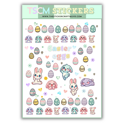 Hoppy Easter Planner Stickers