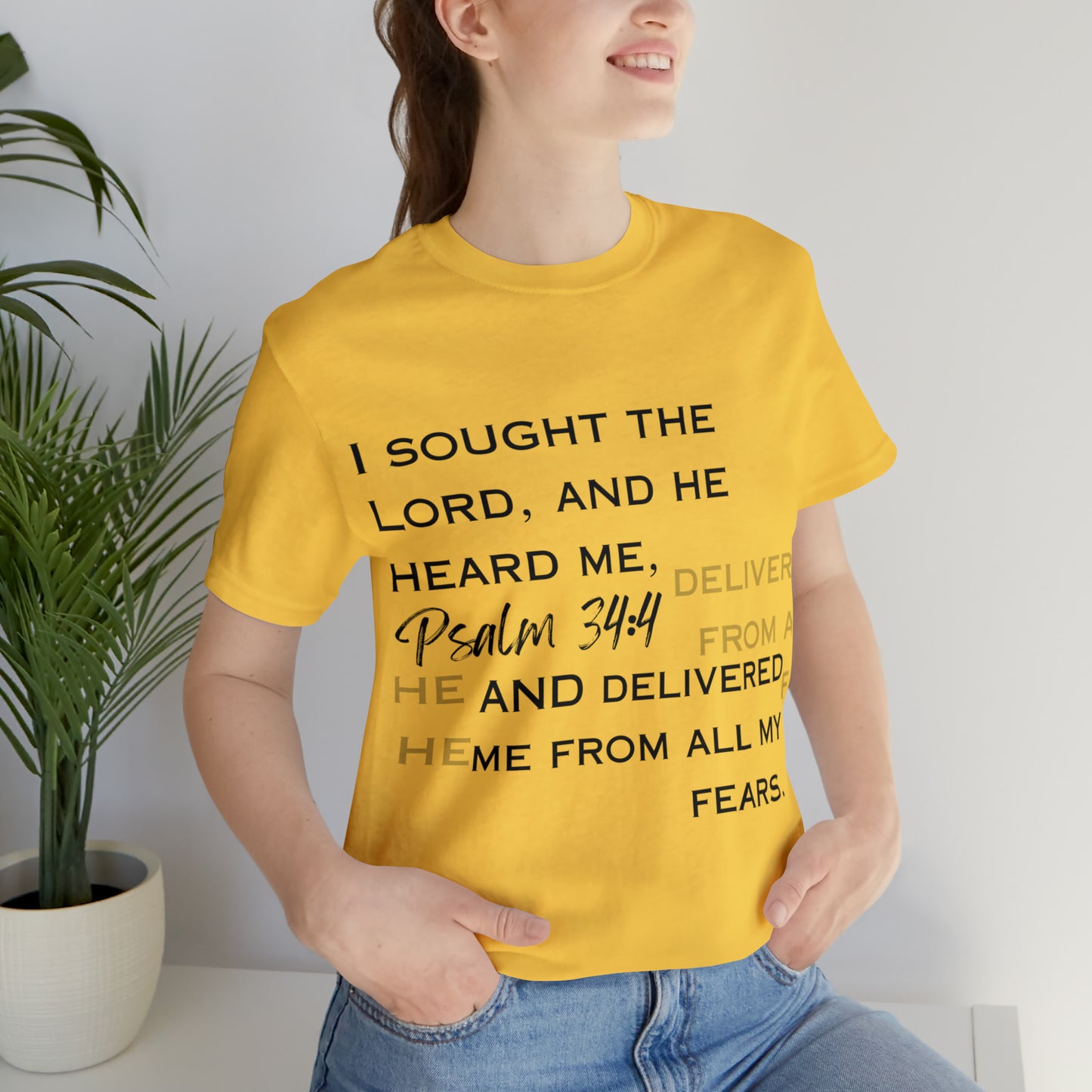 I sought The Lord Unisex Short Sleeve T-Shirt