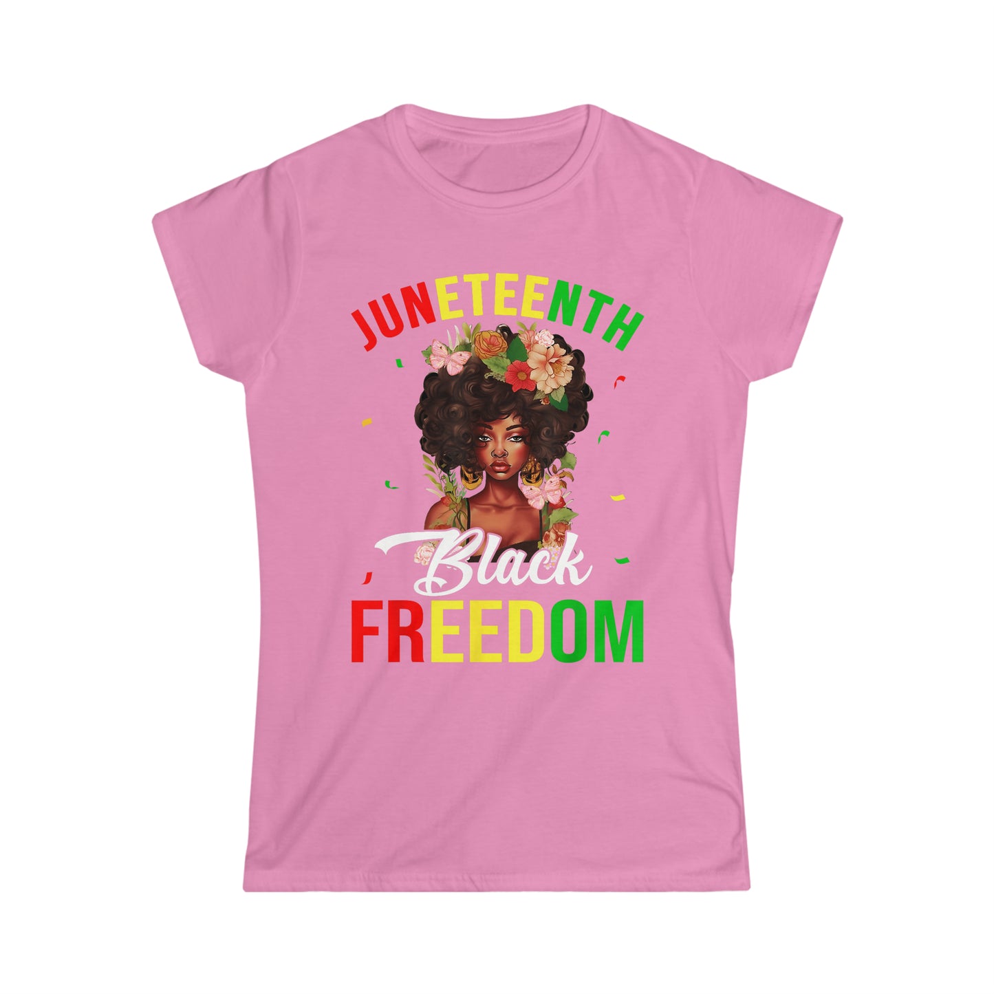 Juneteenth Black Freedom Women's Softstyle T-Shirt