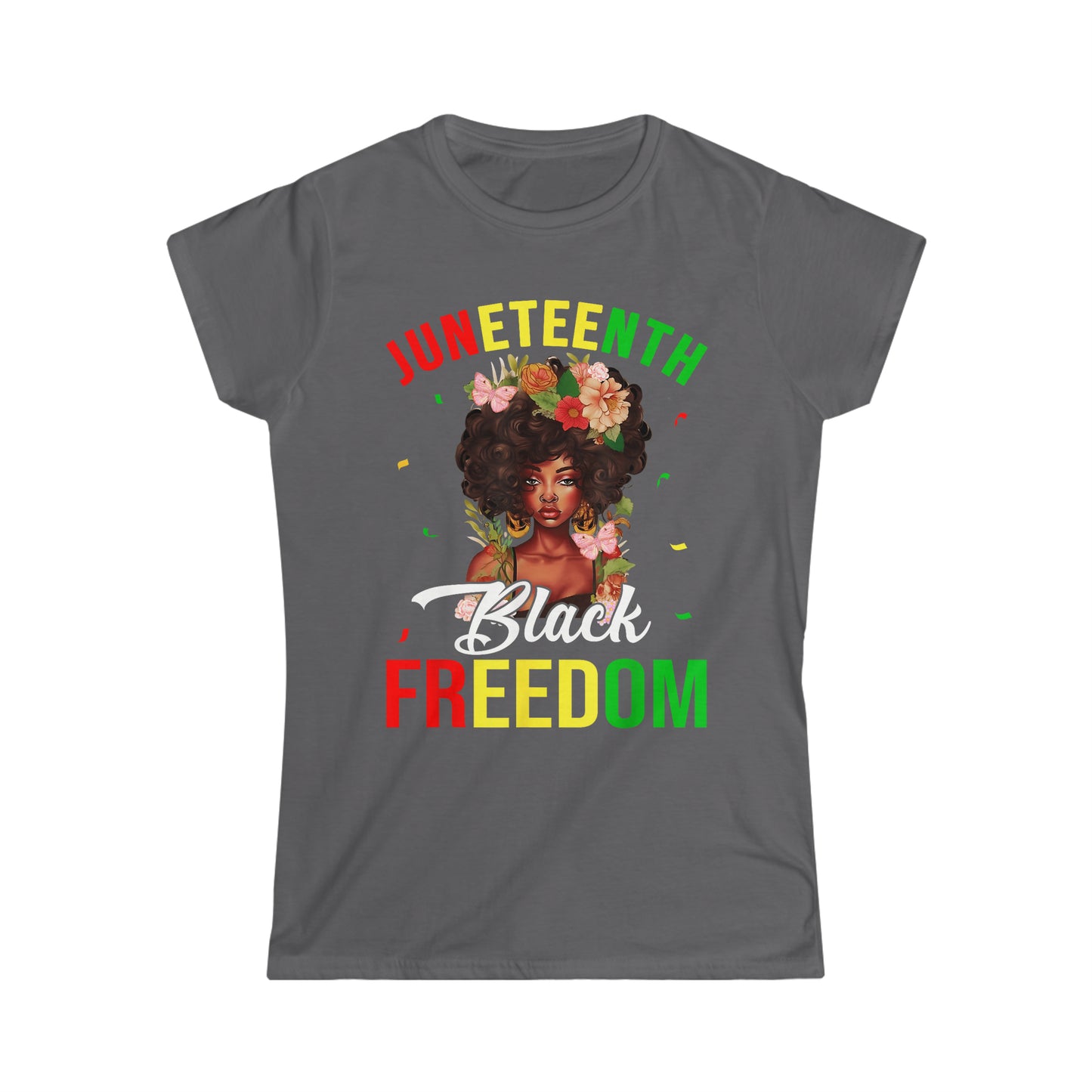Juneteenth Black Freedom Women's Softstyle T-Shirt