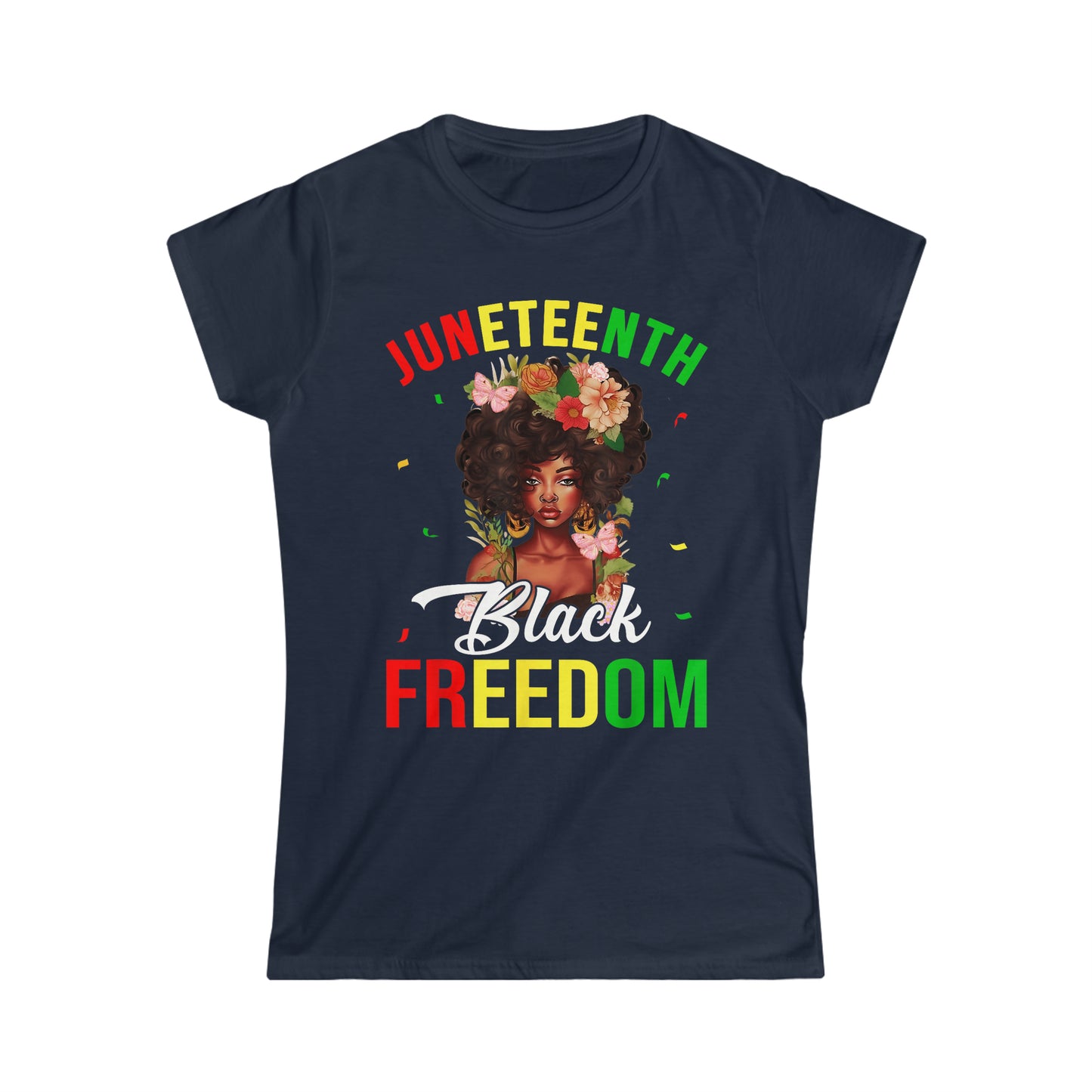 Juneteenth Black Freedom Women's Softstyle T-Shirt