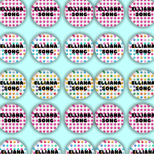 123 Label Name Stickers