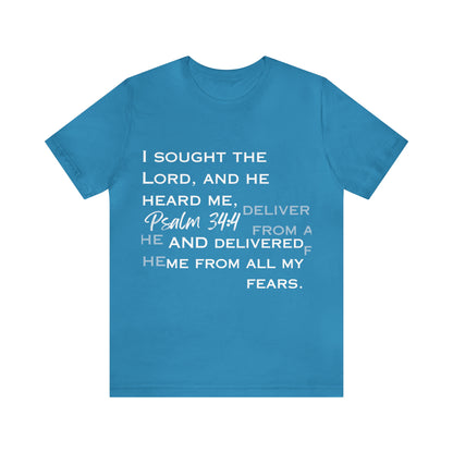 I sought The Lord Unisex Short Sleeve T-Shirt