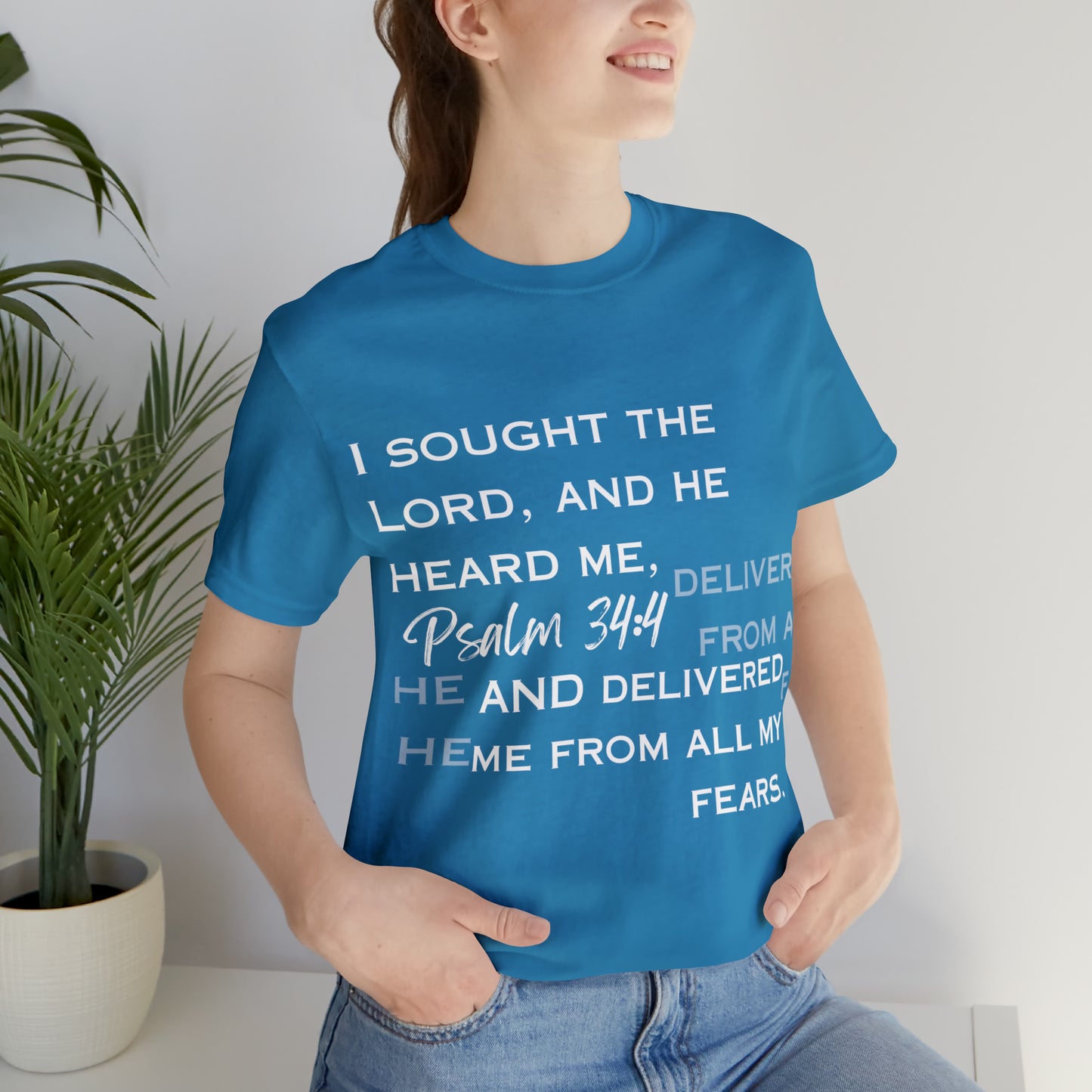 I sought The Lord Unisex Short Sleeve T-Shirt