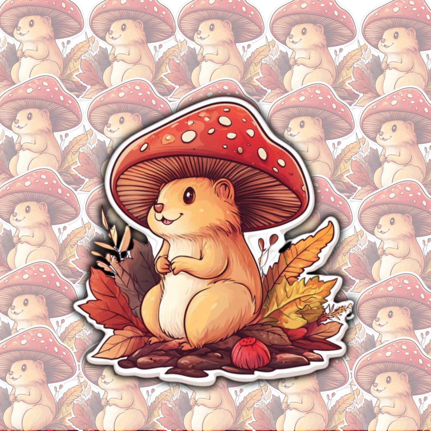 Whimsical Mushroom Sticker Set