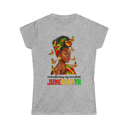 Remembering My Ancestors Women's Softstyle T-Shirt