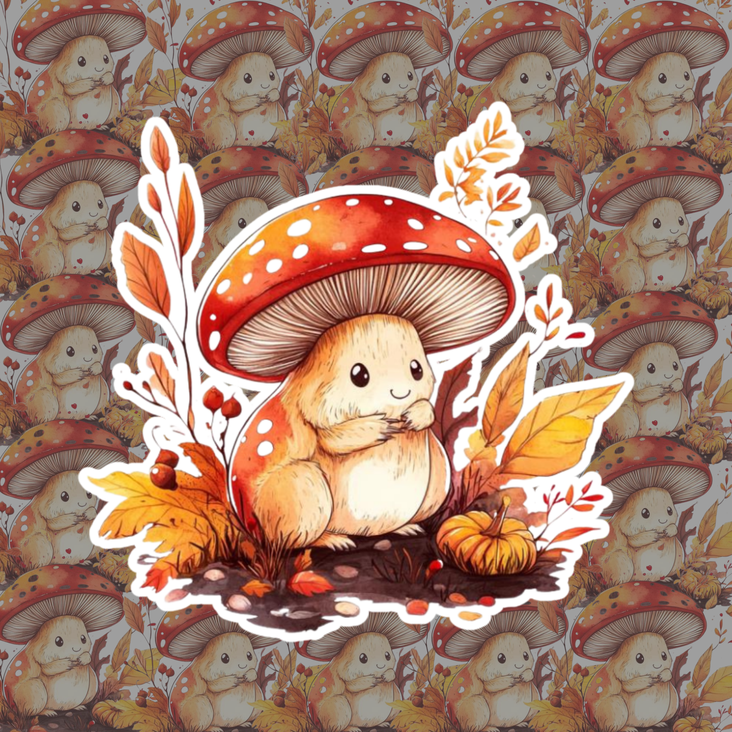 Whimsical Mushroom Sticker Set