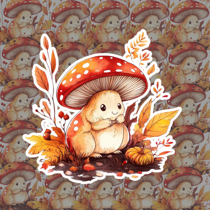 Whimsical Mushroom Sticker Set