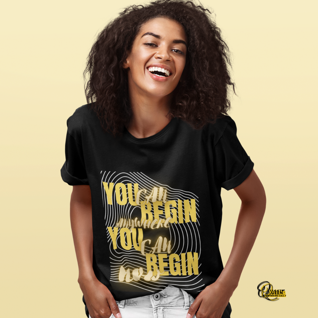 You Can Begin Anywhere Unisex Softstyle T-Shirt