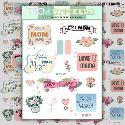 Best Mom Ever Planner Stickers