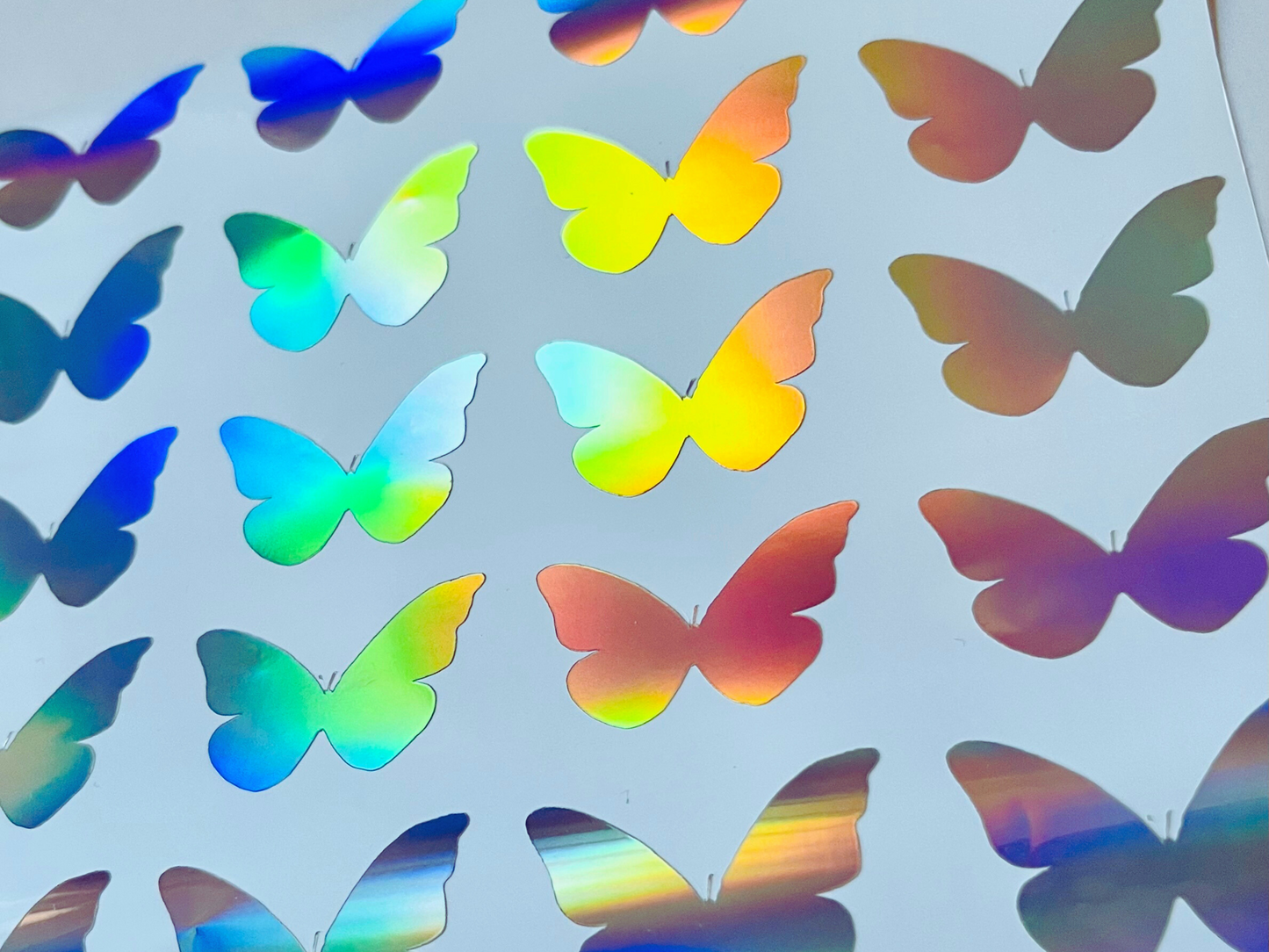 Butterfly Holographic Stickers