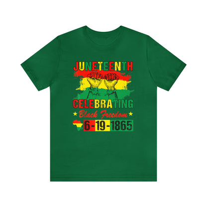Celebrating Juneteeth Unisex Jersey Short T-Shirt