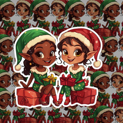 Little Elf Sticker Set