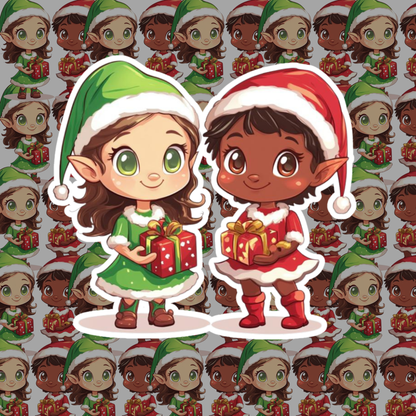 Little Elf Sticker Set