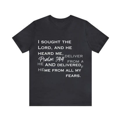 I sought The Lord Unisex Short Sleeve T-Shirt