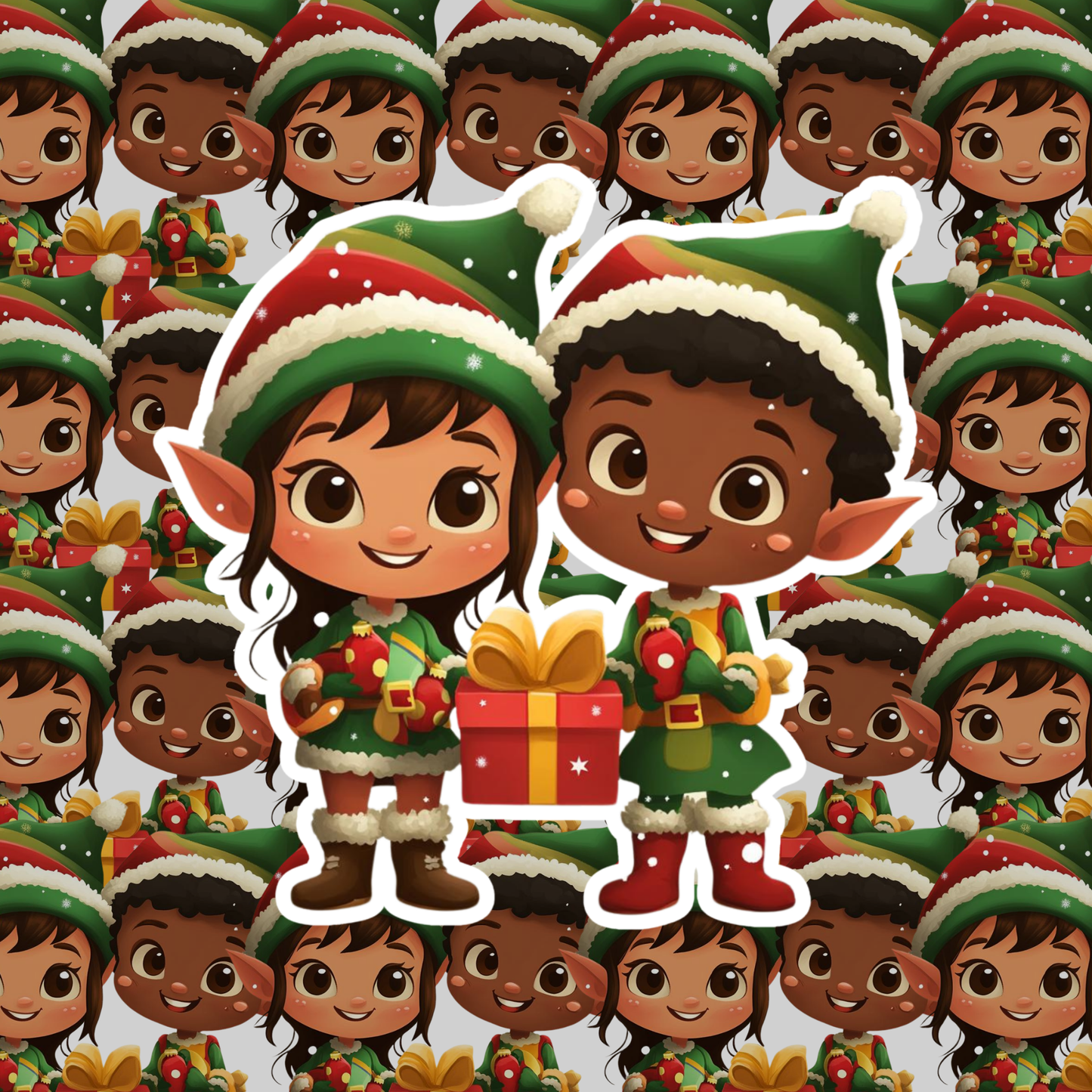 Little Elf Sticker Set