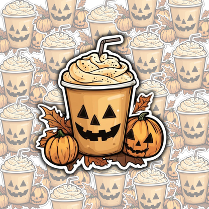 Autumn Latte Sticker Set