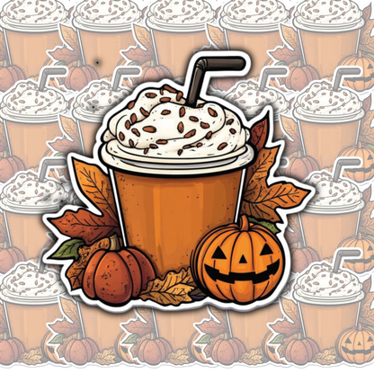 Autumn Latte Sticker Set