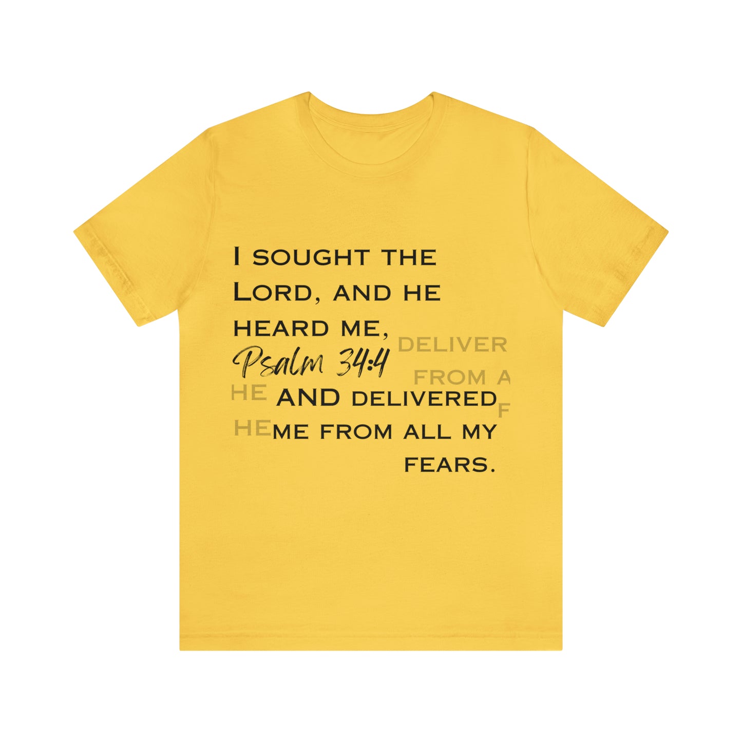 I sought The Lord Unisex Short Sleeve T-Shirt