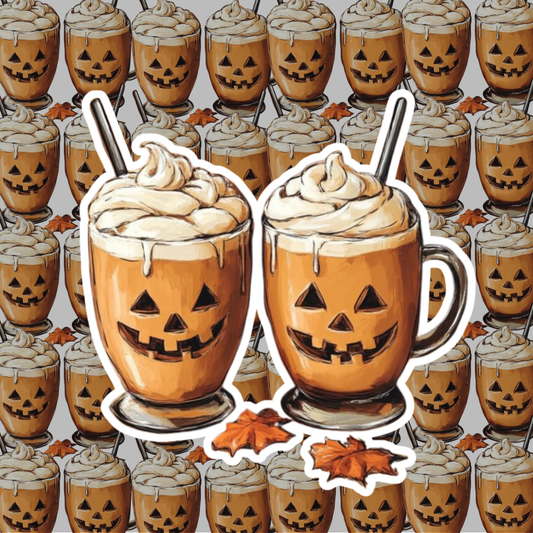 Autumn Latte Sticker Set