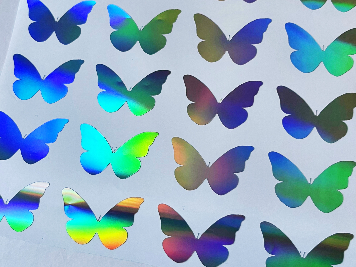 Butterfly Holographic Stickers