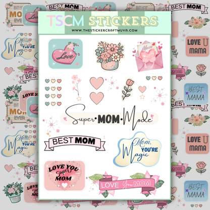 Best Mom Ever Planner Stickers