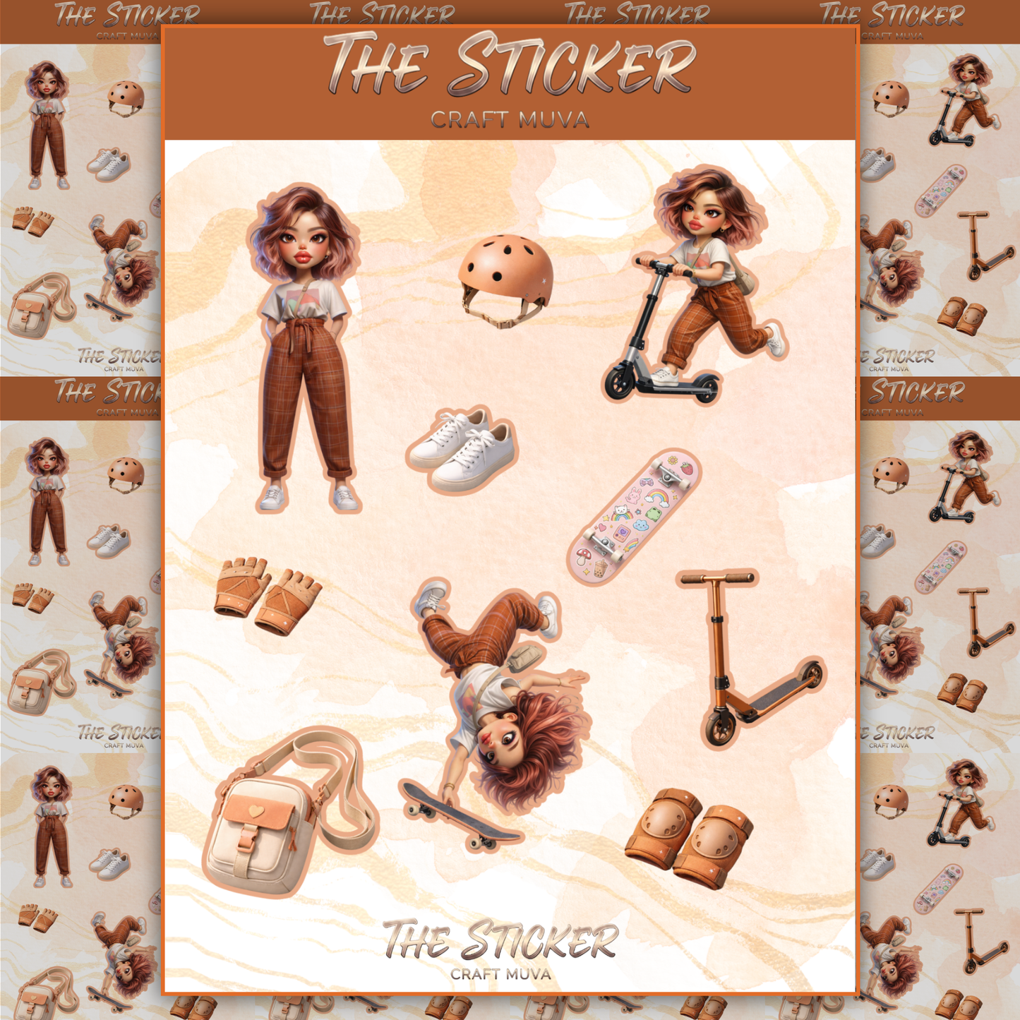 Issa D Kid Sticker Sheet