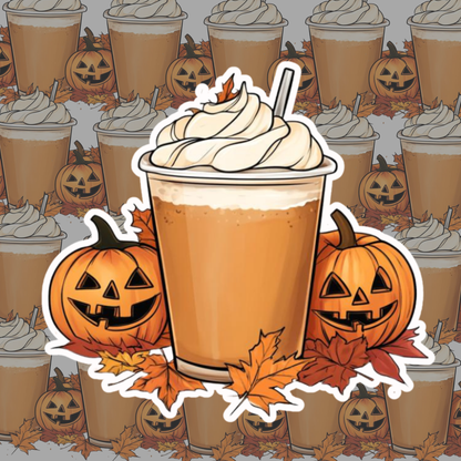 Autumn Latte Sticker Set