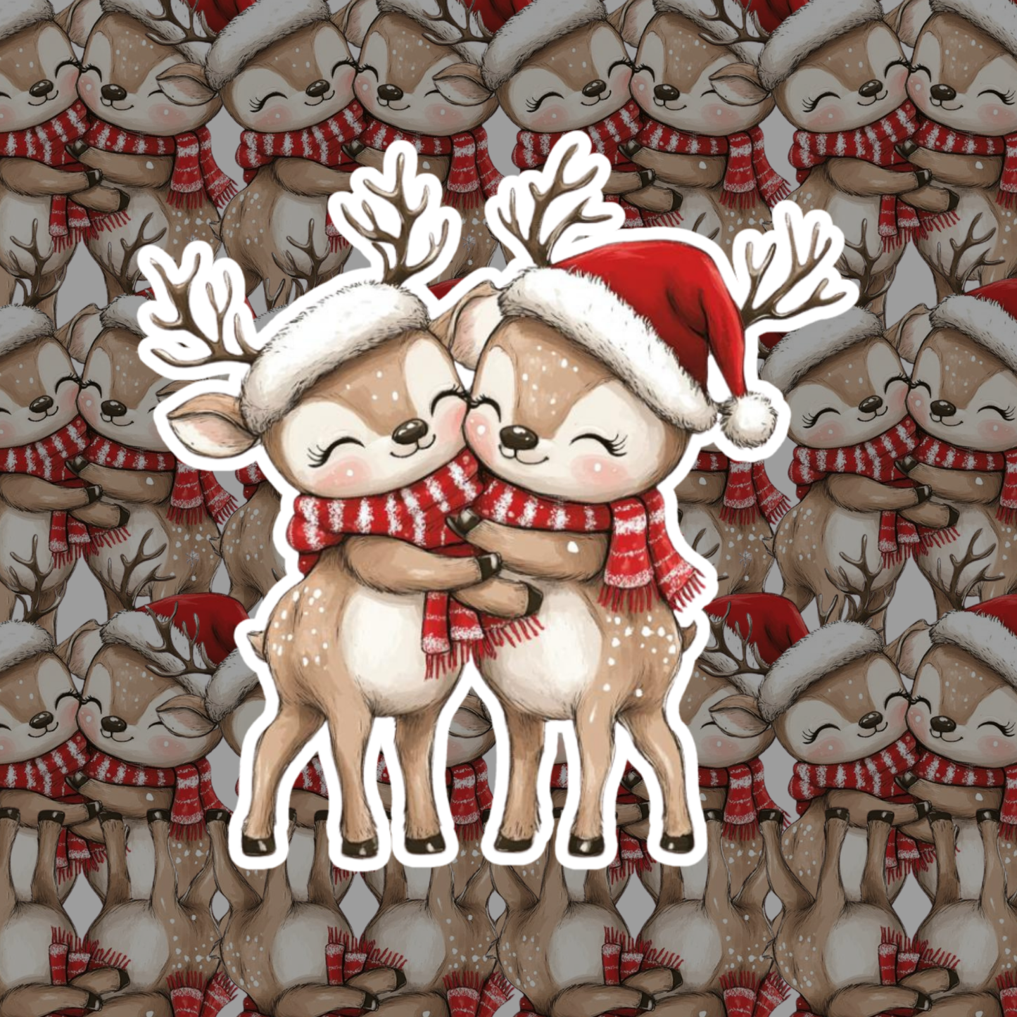 Reindeer Sticker Set