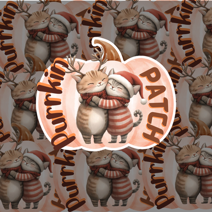 Purrkin Patch Autumn Cat Sticker