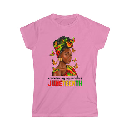 Remembering My Ancestors Women's Softstyle T-Shirt