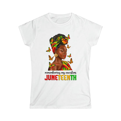 Remembering My Ancestors Women's Softstyle T-Shirt