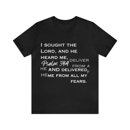 I sought The Lord Unisex Short Sleeve T-Shirt