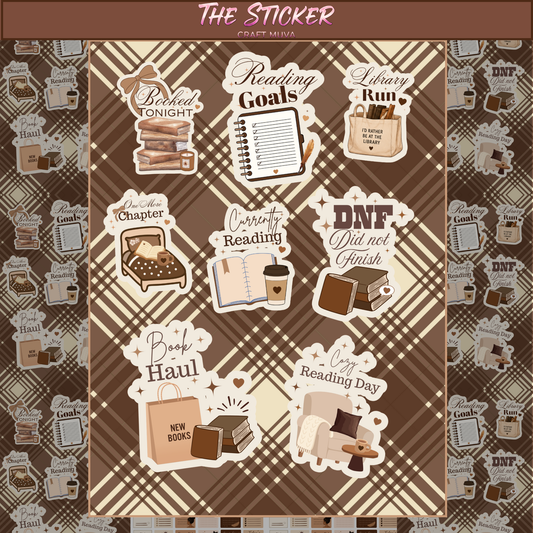BOOKED & BUSY STICKER SET