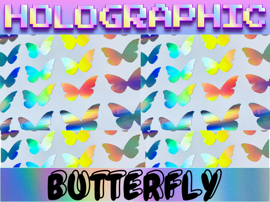 Butterfly Holographic Stickers