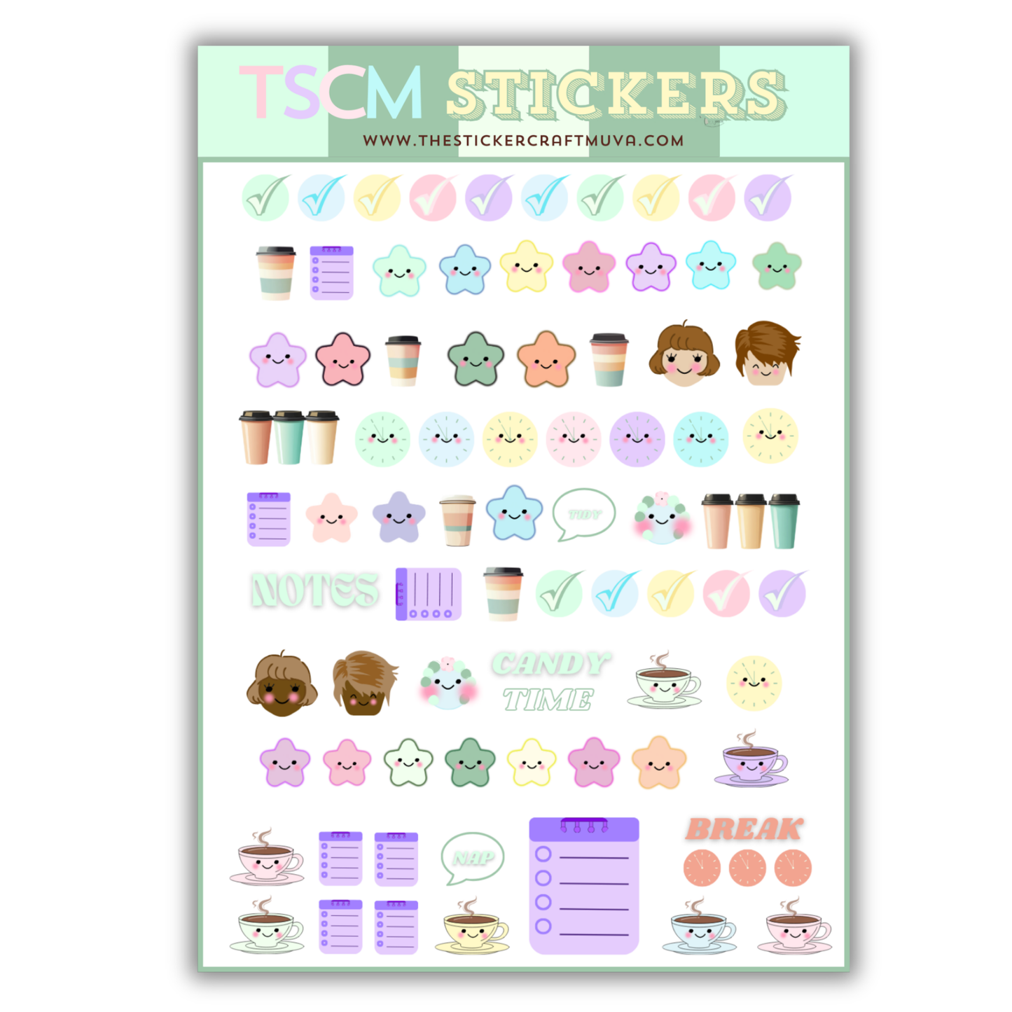 Daily Planner Sticker Bits