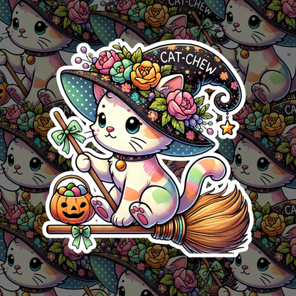 Cat-Chew Sticker Set