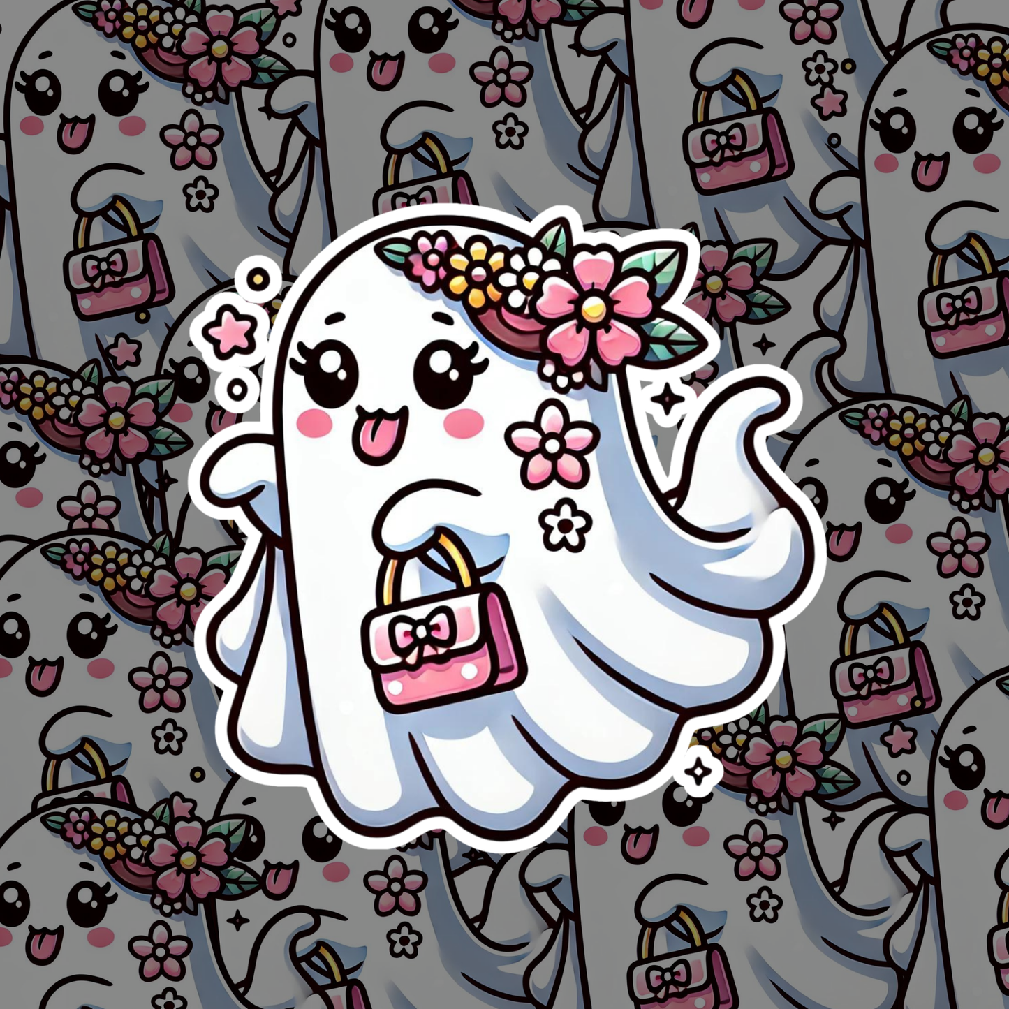 Boo Girl Sticker