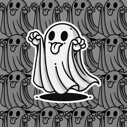Boo Girl Sticker