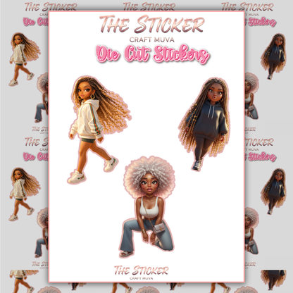 Honey Glow Die Cut Stickers