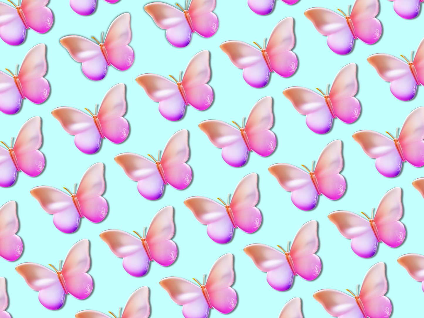 Butterfly Holographic Stickers