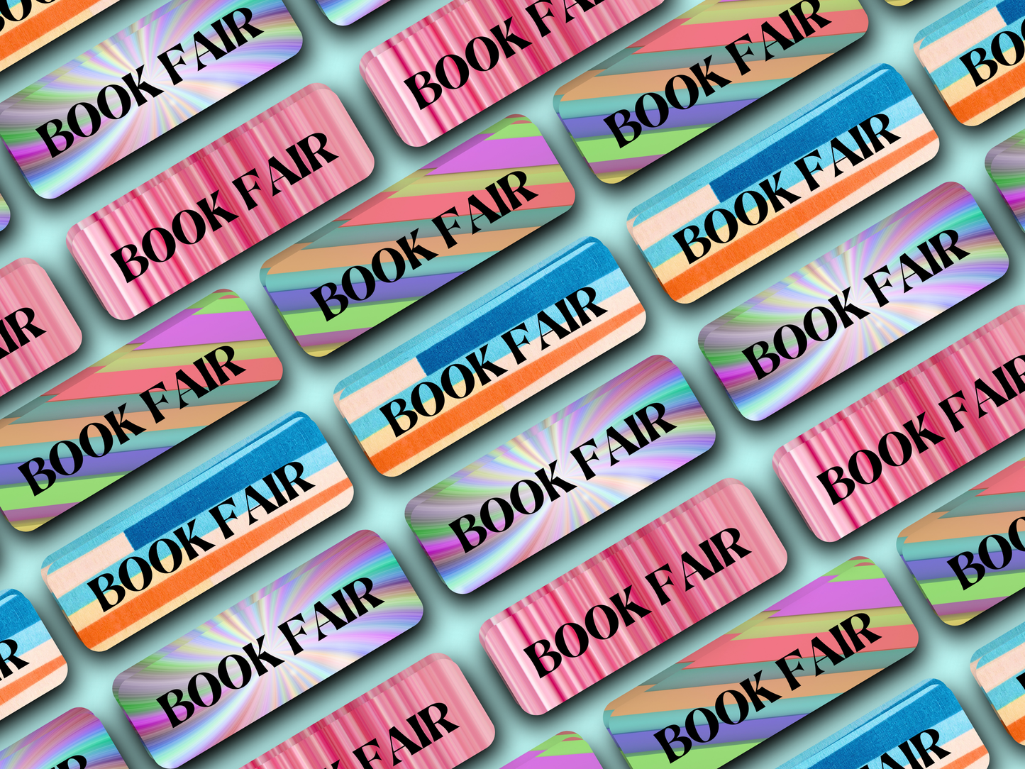 Book Fair Name Stickers