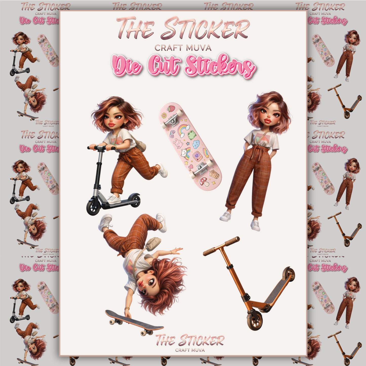 Issa D Kid Die Cut Stickers